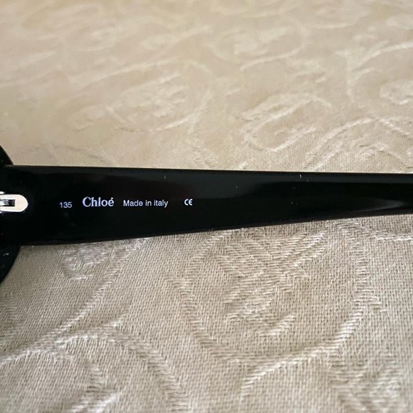 Vintage Chloé 26S 141 135 Made In Italy Burgundy Designer Full Rim Sunglasses - Picture 6 of 9